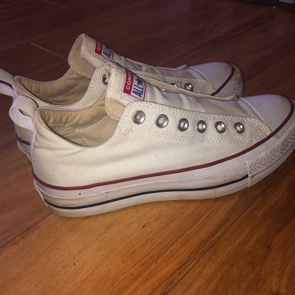 Womens platform converse, size 8